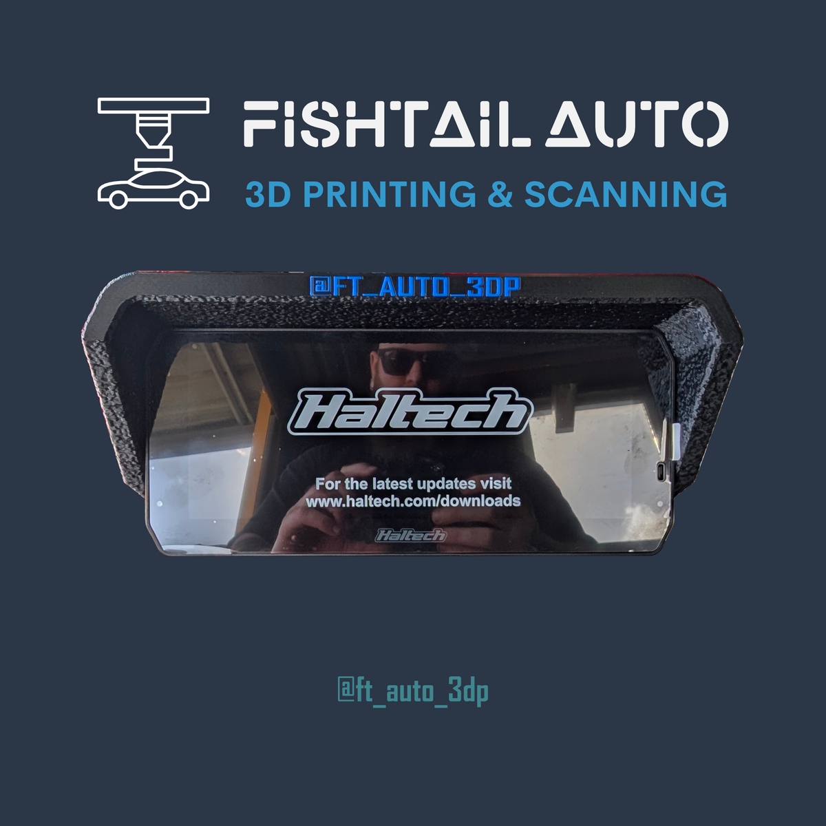 Haltech IC-7 & UC-10 Digital Dash Shrouds | FTA3DP