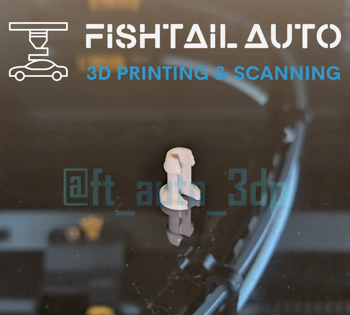 FTA3DP Ford Door Lock Rod Clips (6 Pack) - Fishtail Auto 3D Printing and Scanning
