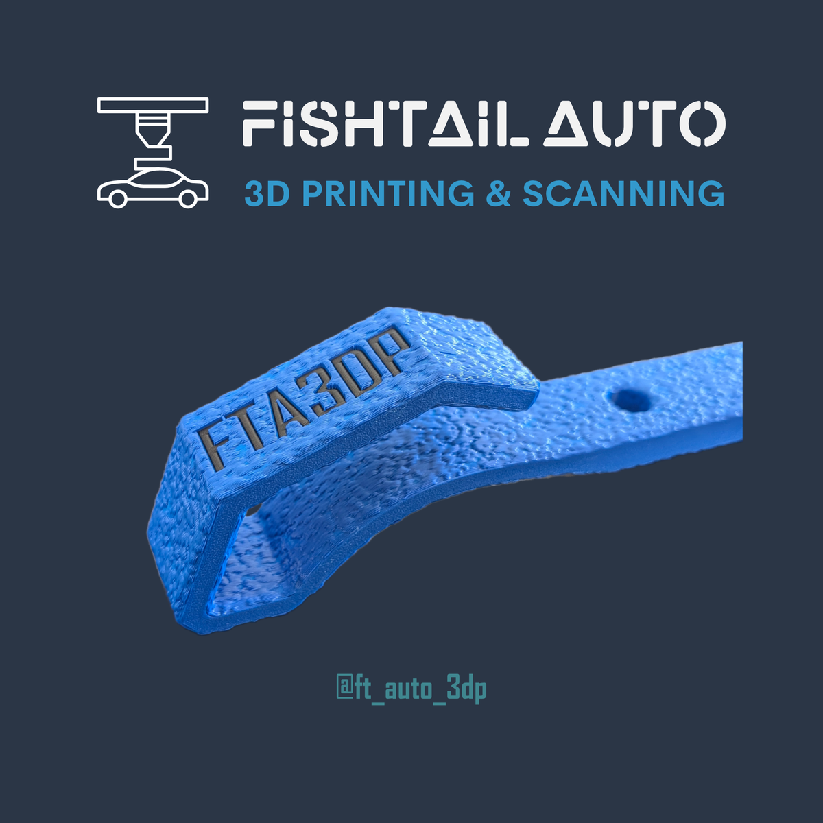 Ford Mustang S550 Seatbelt Guides (Limited Edition Blue) | FTA3DP