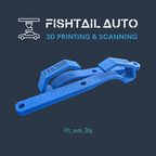 Ford Mustang S550 Seatbelt Guides (Limited Edition Blue) | FTA3DP