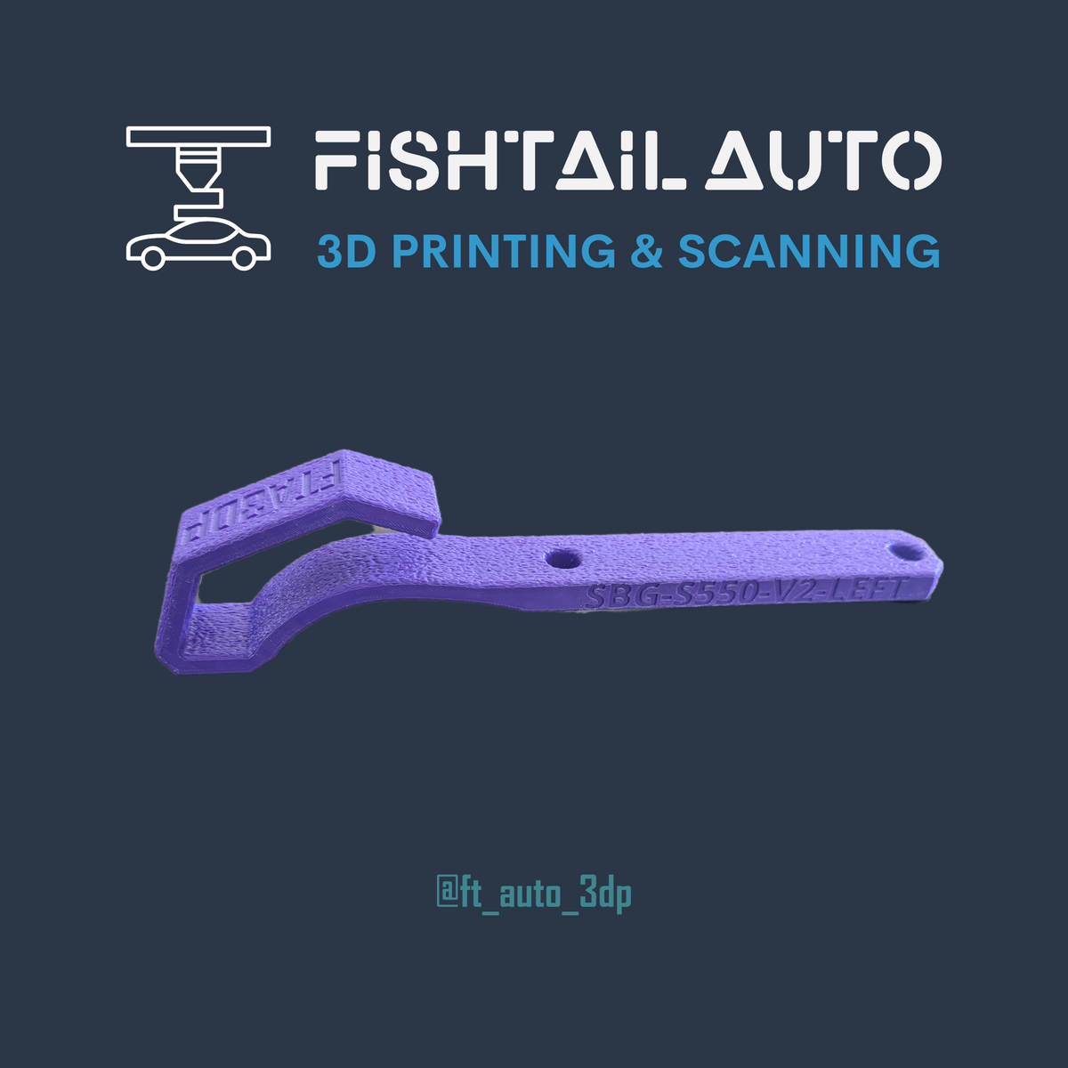 Ford Mustang S550 Seatbelt Guides (Limited Edition Purple) | FTA3DP